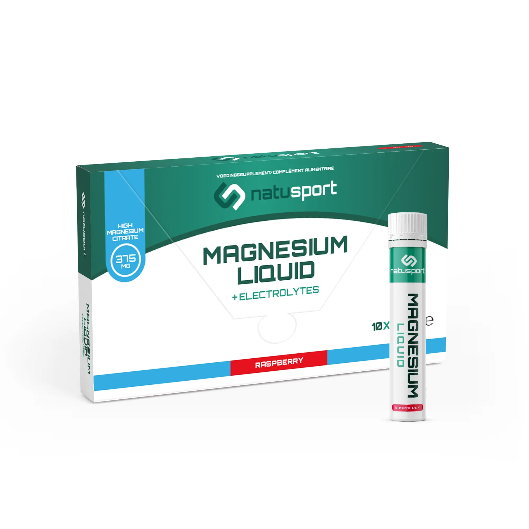 Magnesium Shot Framboos – 10x 25ml
