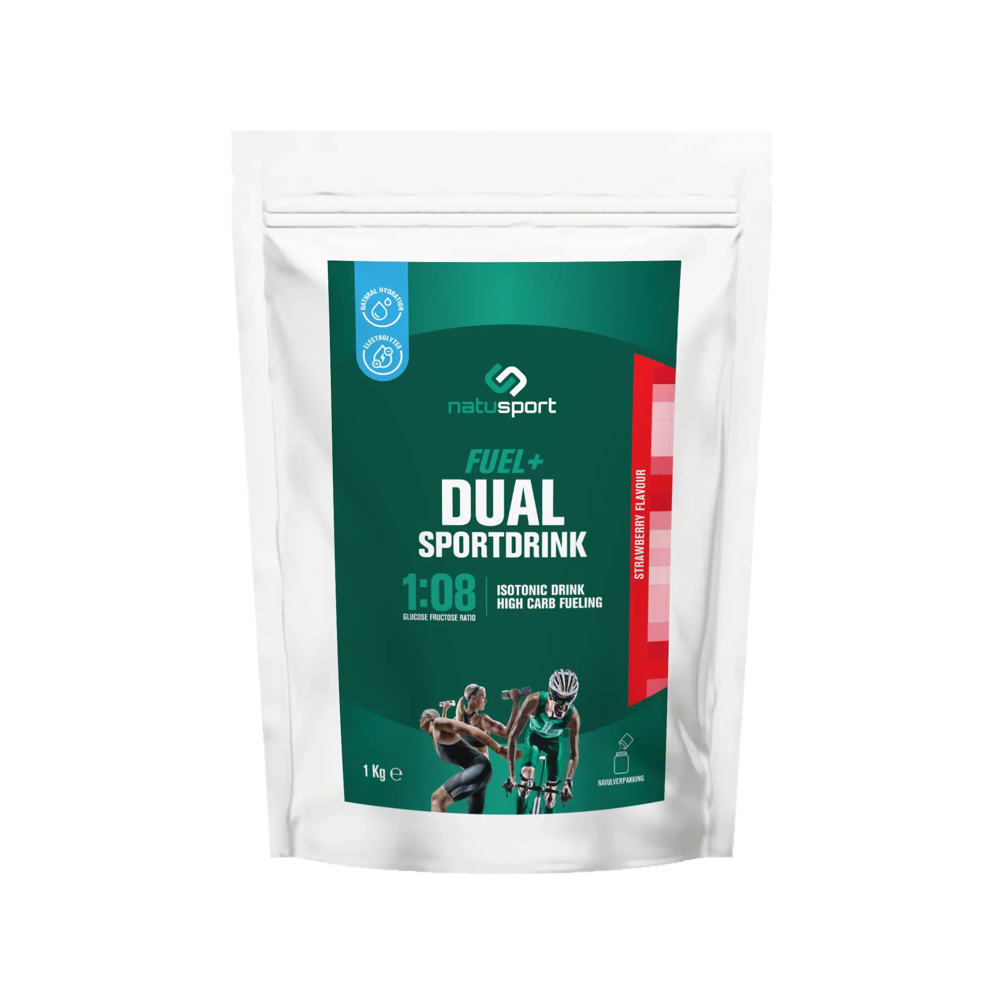 FUEL+ Dual Sportdrink - 1 kg navulzak